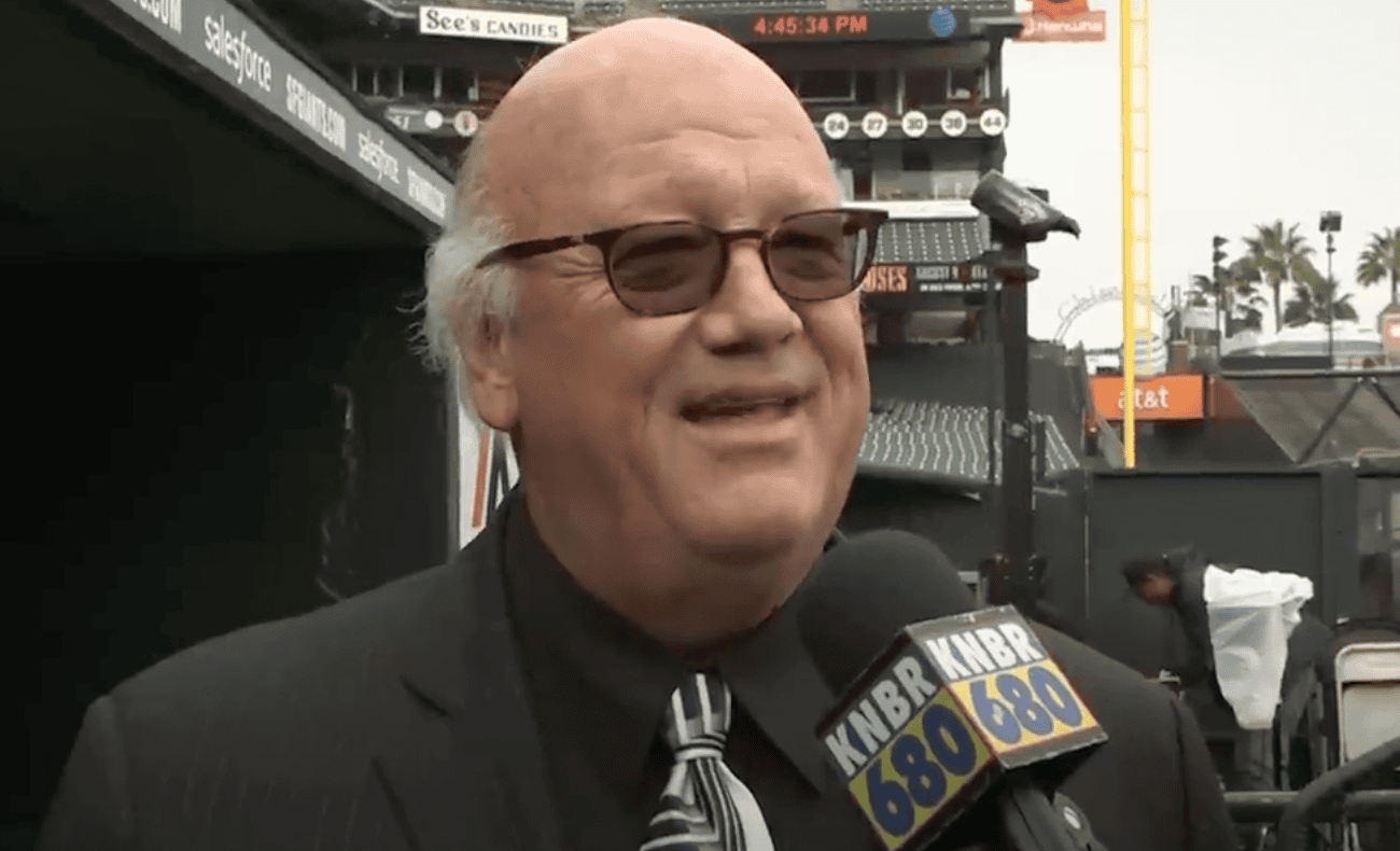 Jon Miller narrating a baseball game, showcasing his legendary announcing style.